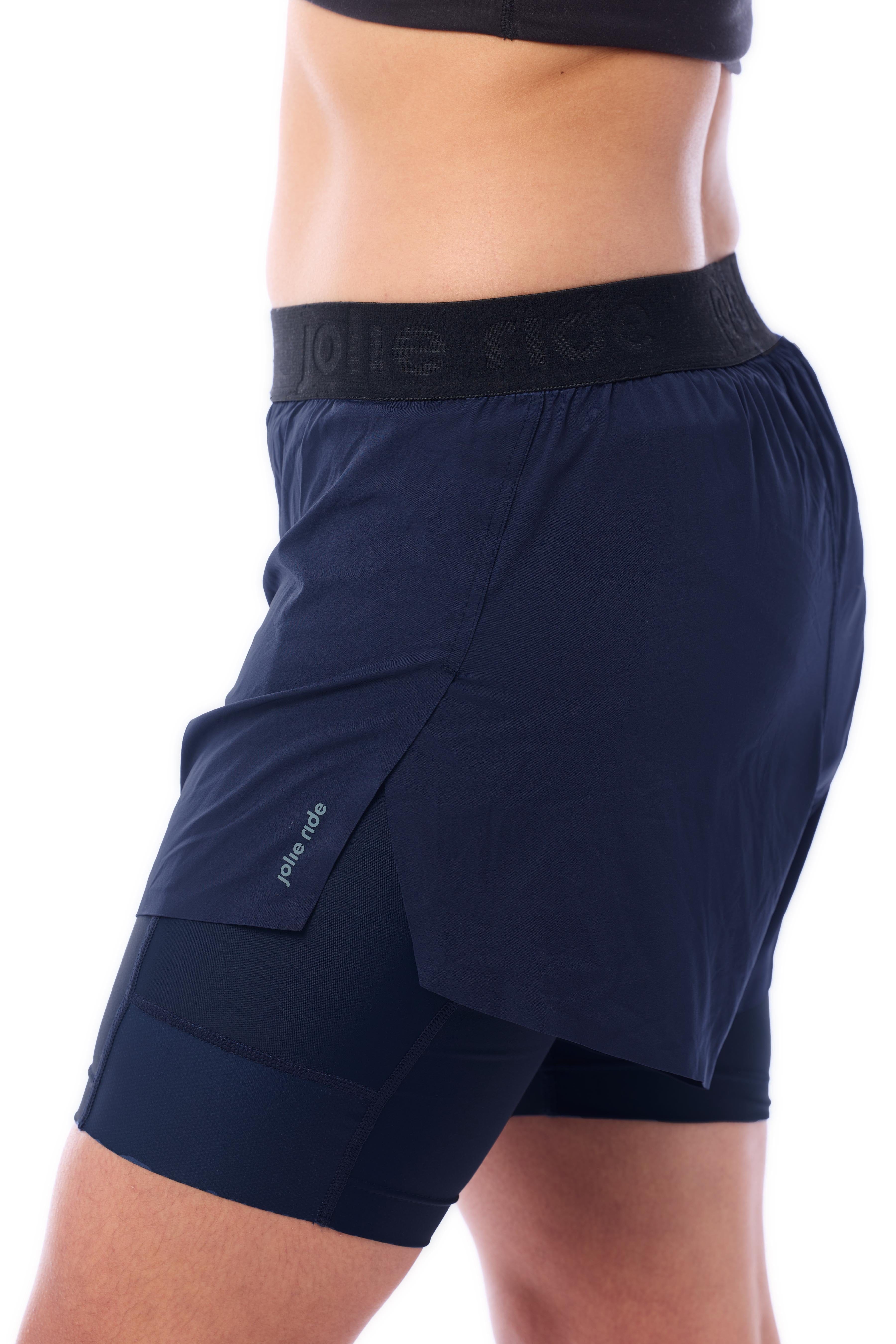 JolieRide Cycling shorts cycling shorts with over-shorts and 50+ UV protection