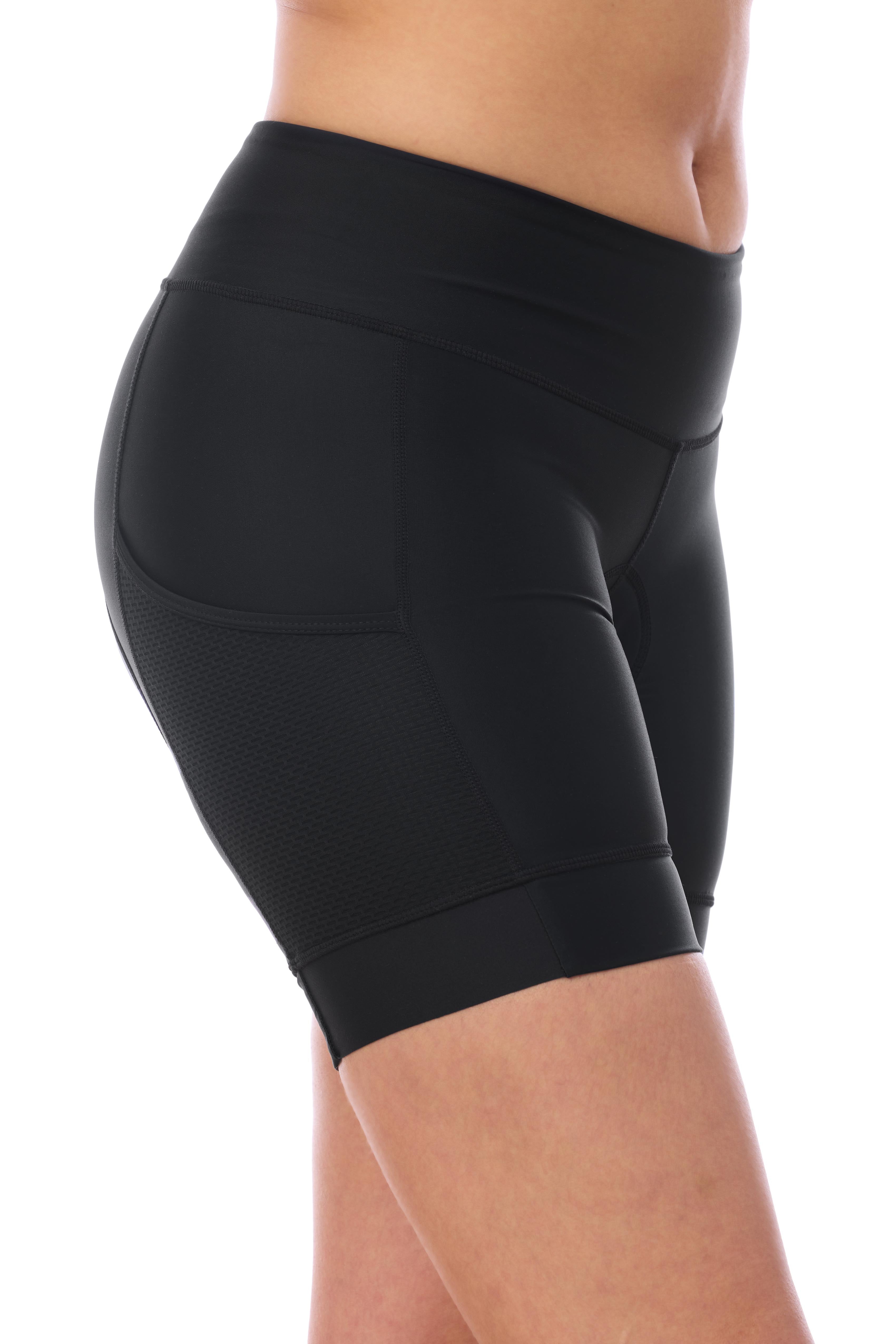 JolieRide Cycling shorts mid-thigh fit cycling shorts with 15cm inseam and UV protection