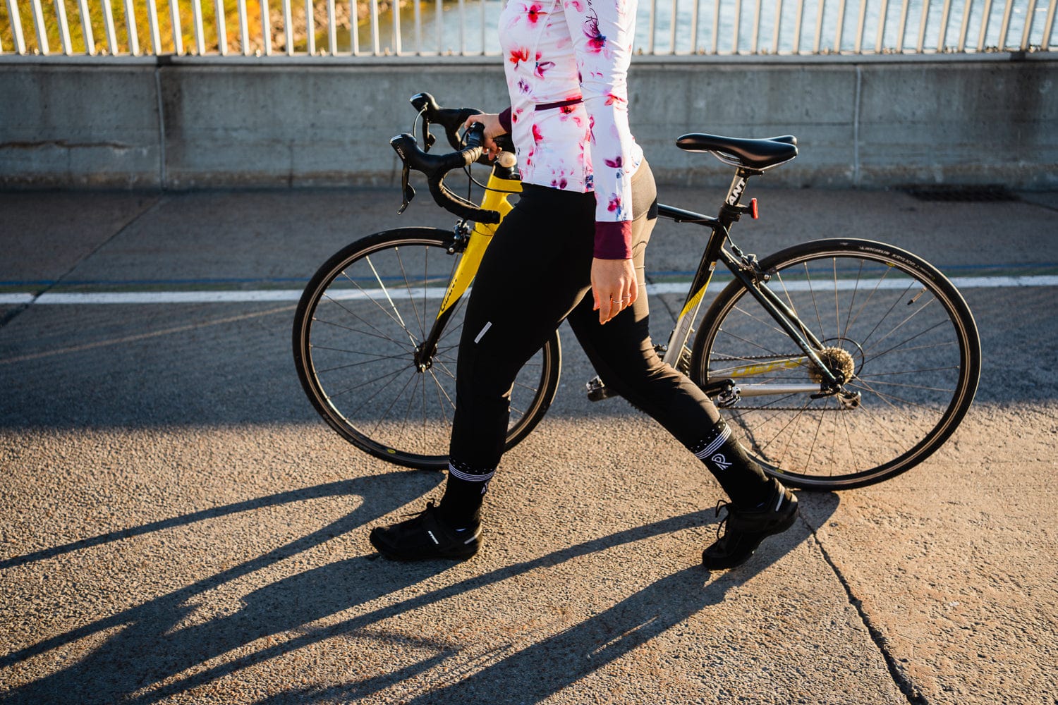 CHEJI Women's Padded Cycling Pants Reflective Bicycle Cycle Long