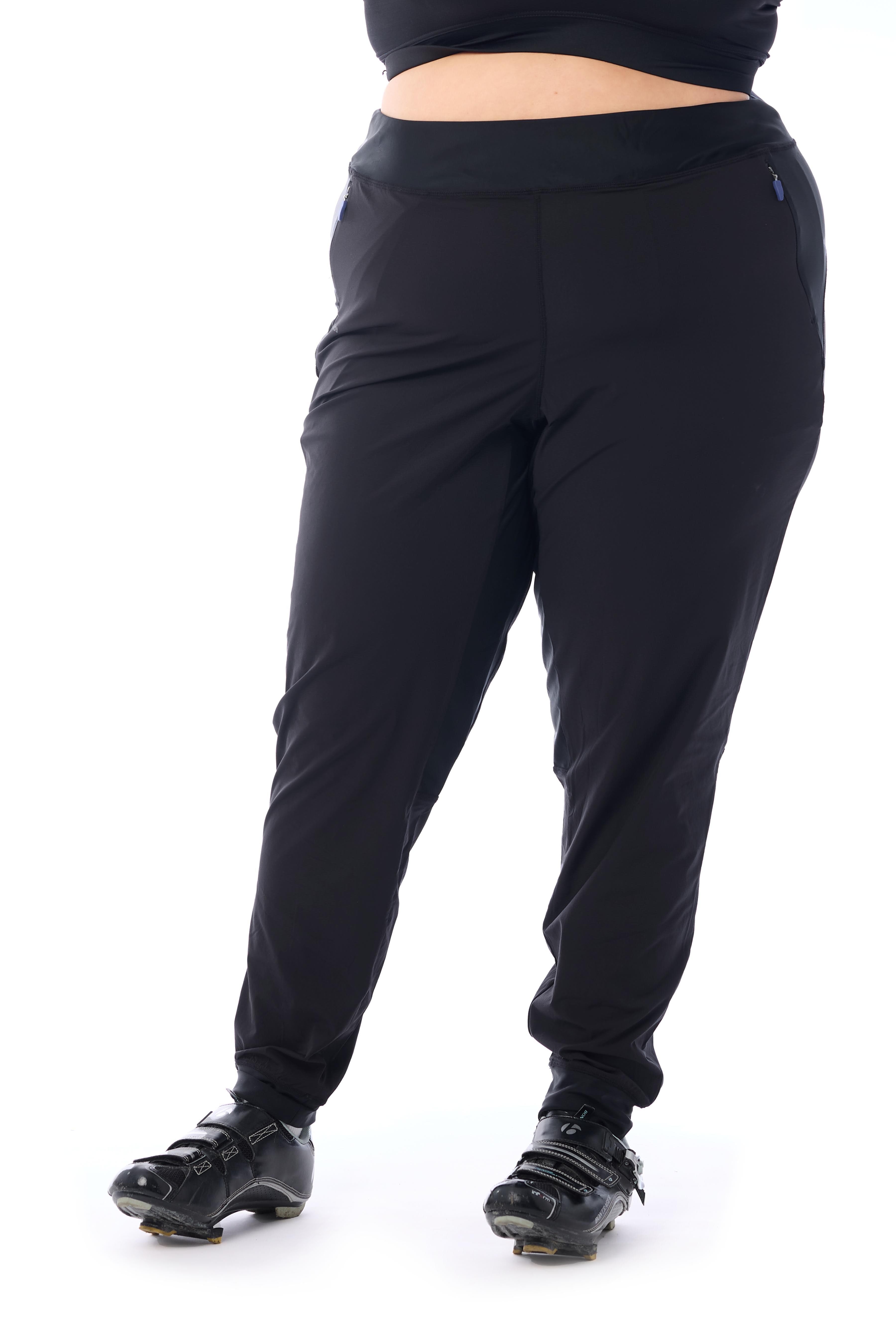 JolieRide Pants mtb jogger pants  - lightweight with wide yoga-like waistband