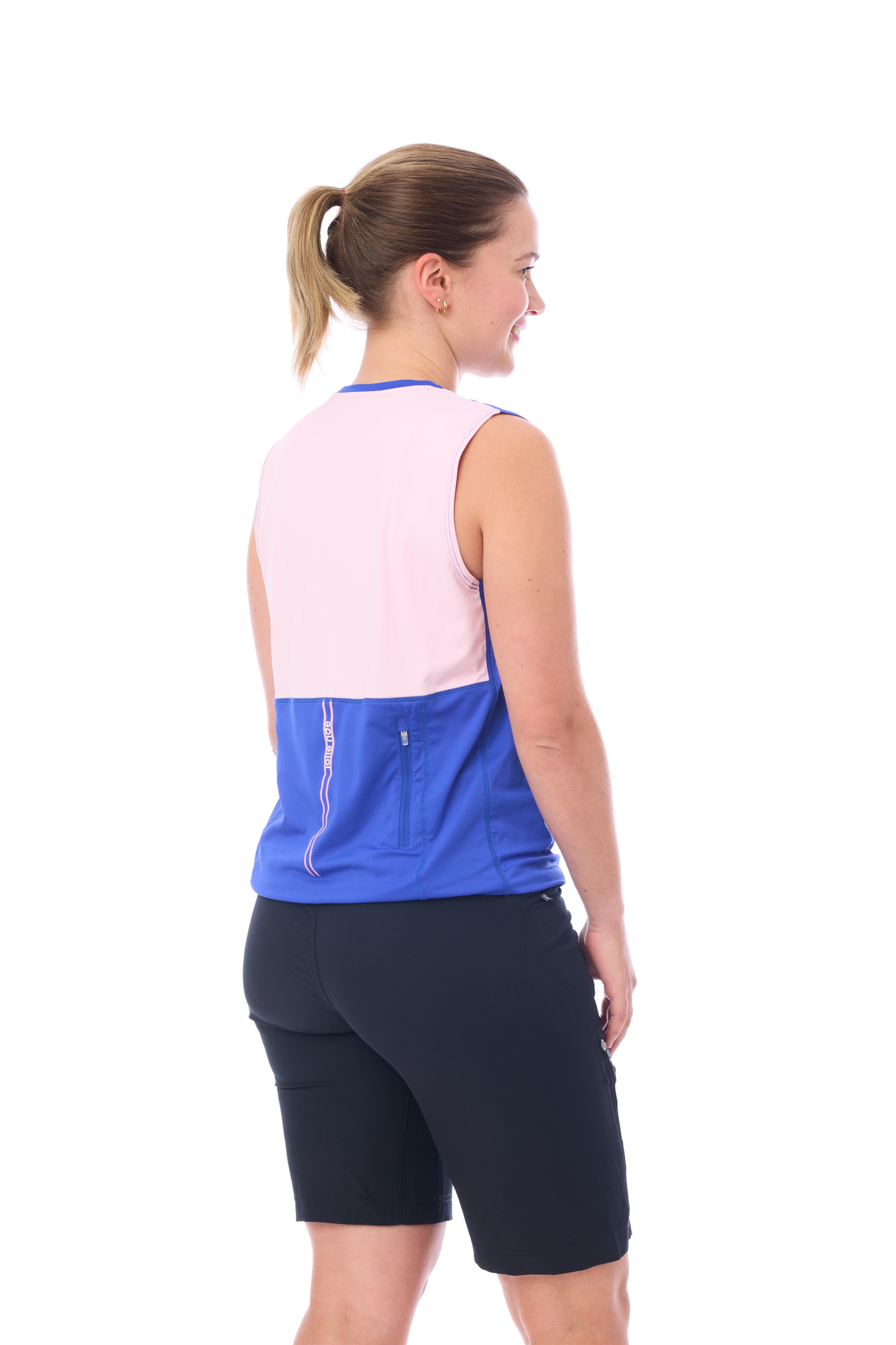 JolieRide Tank top mtb sleeveless jersey with cocona fabric - lightweight, moisture wicking