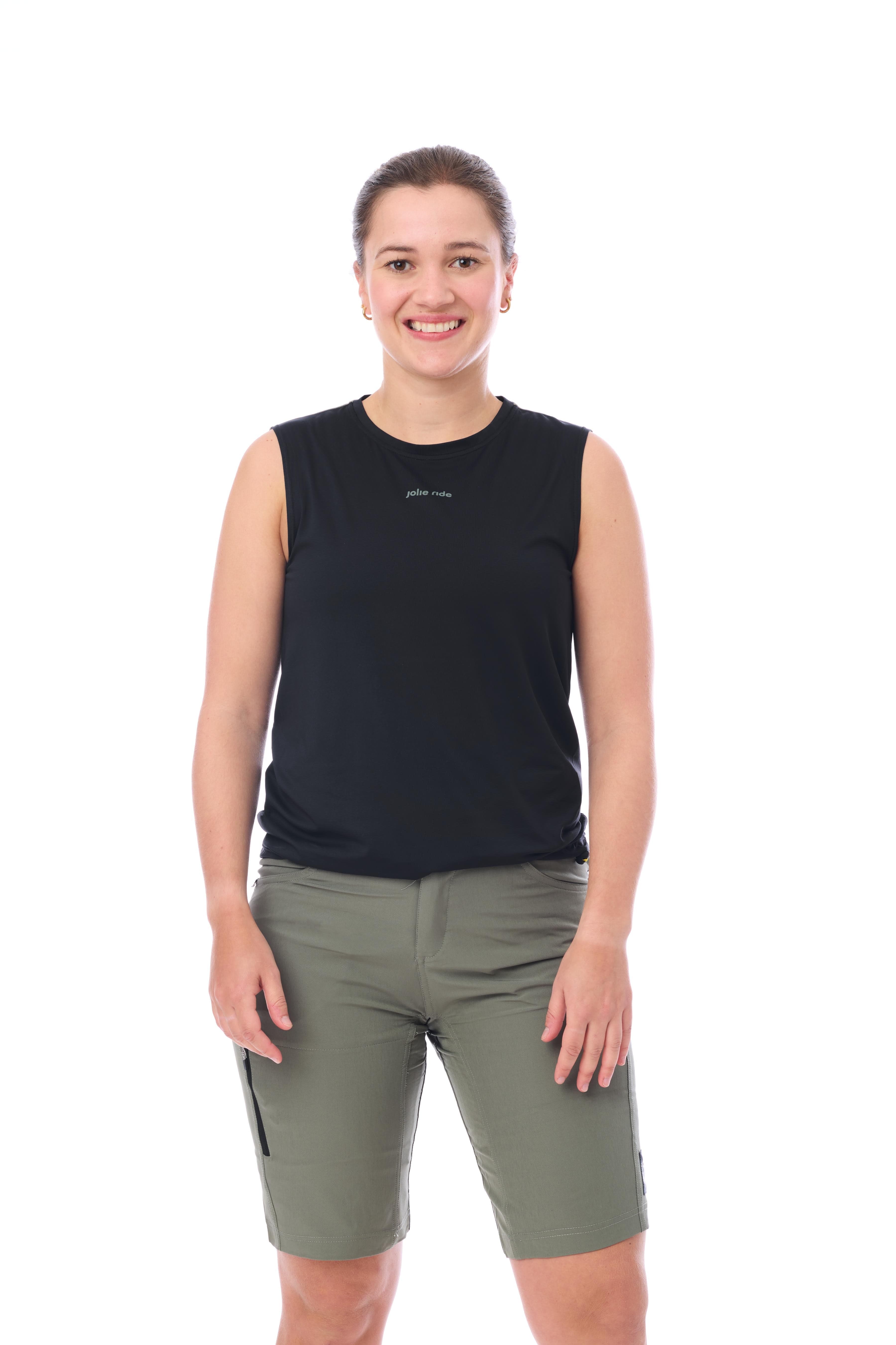 JolieRide Tank top mtb sleeveless jersey with cocona fabric - lightweight, moisture wicking